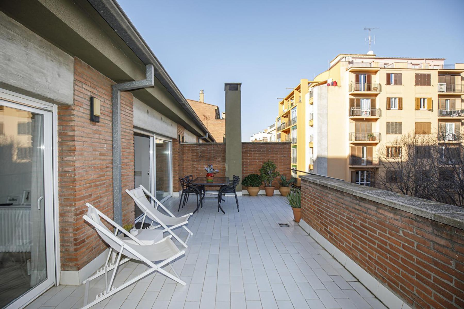 Apartamento Con Gran Terraza En Girona Kültér fotó