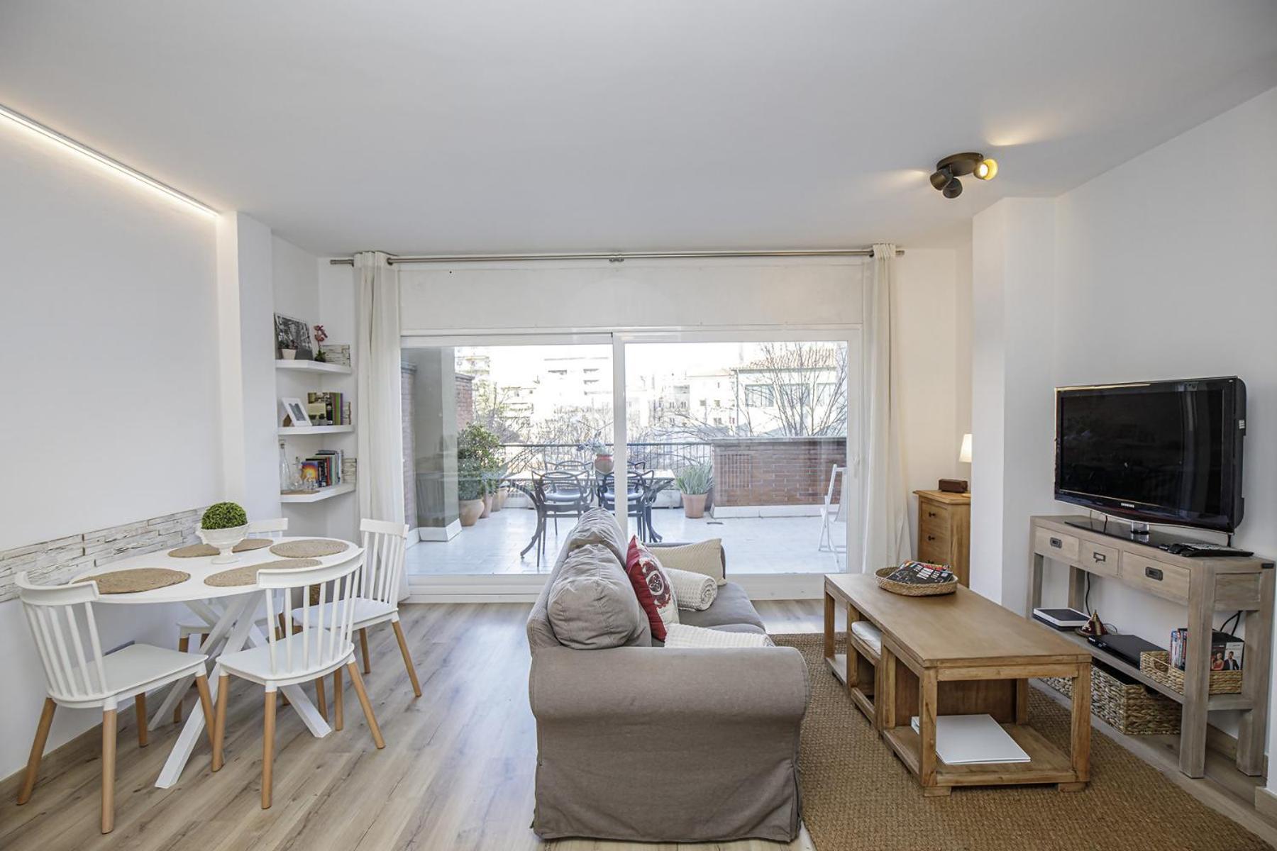 Apartamento Con Gran Terraza En Girona Kültér fotó